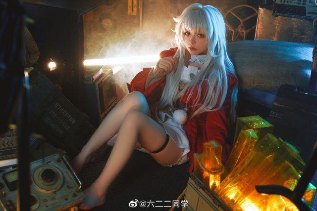 图片[4]-六二二同学扮演克拉拉，崩坏世界中的孤独之花-清美唯艺