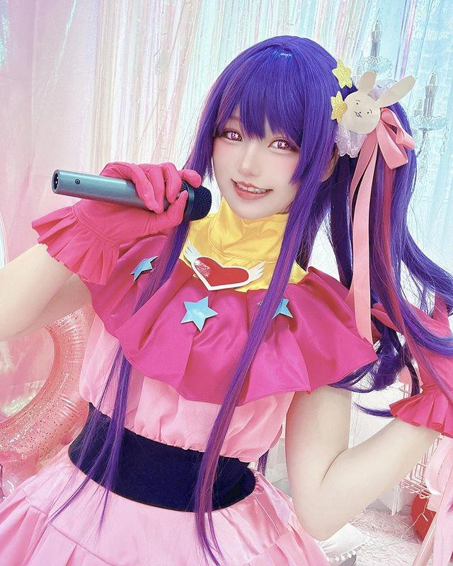 图片[6]-“漫画《我推的孩子》中星野爱的两种超萌cosplay演绎”-清美唯艺