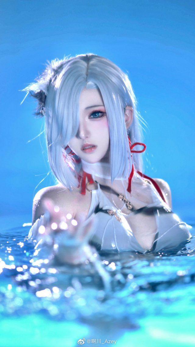 图片[2]-《原神》申鹤化身：川_Azey的神秘与魅力新篇-清美唯艺