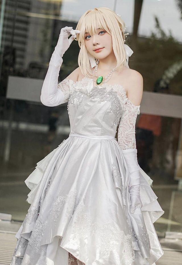 图片[3]-“陈秋芳化身国民‘老婆’，完美演绎COSPLAY薇尔莉特·伊芙加登”-清美唯艺