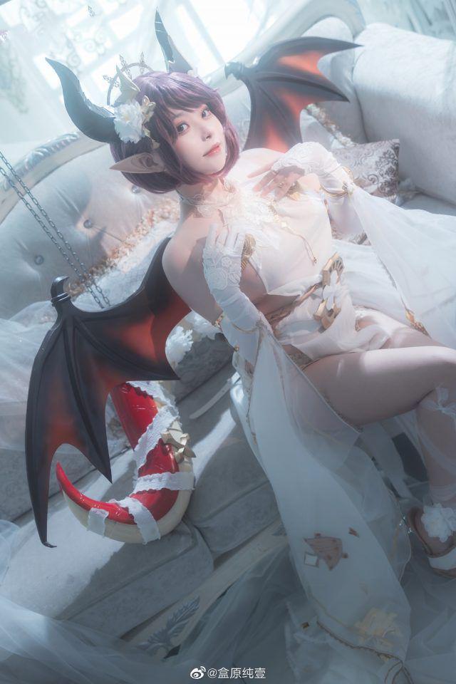 图片[3]-盒原纯壹cos《碧蓝幻想》古蕾娅，展现龙姬的无与伦比魅力-清美唯艺