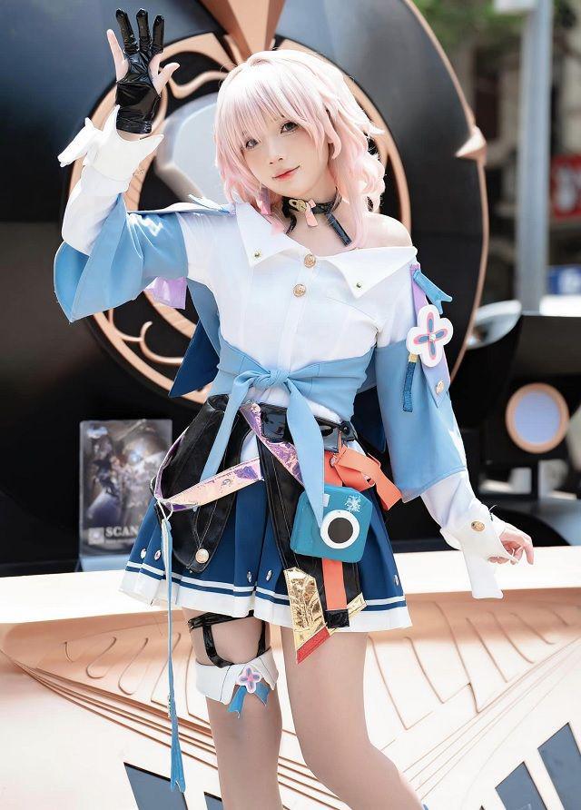 图片[2]-“陈秋芳3月7日Cosplay扮相萌化粉丝心，可爱度爆表！”-清美唯艺