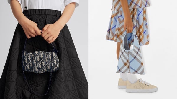 高端童装包包轻松入手！Dior经典腋下包、BURBERRY托特包，低至两万元即可拥有-清美唯艺