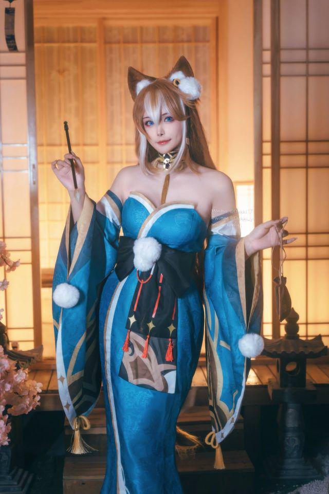 Dakki伊化身《原神》中的魅惑希娜，揭开性感之谜-清美唯艺