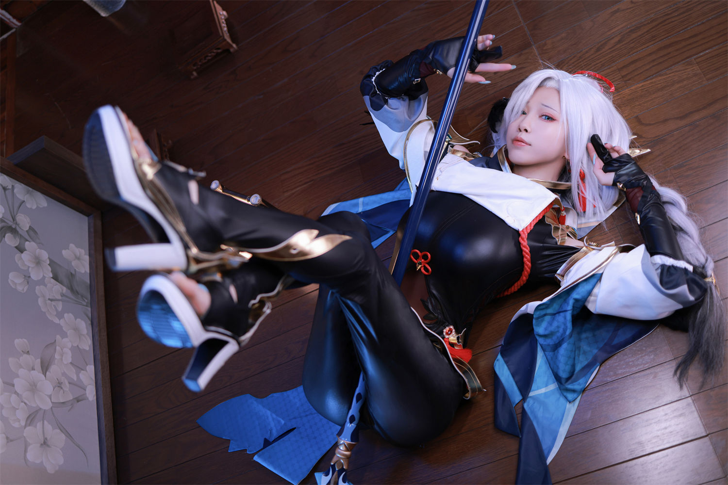 图片[3]-水淼Aqua COSPLAY：原神申鹤华丽登场，美图震撼！-清美唯艺