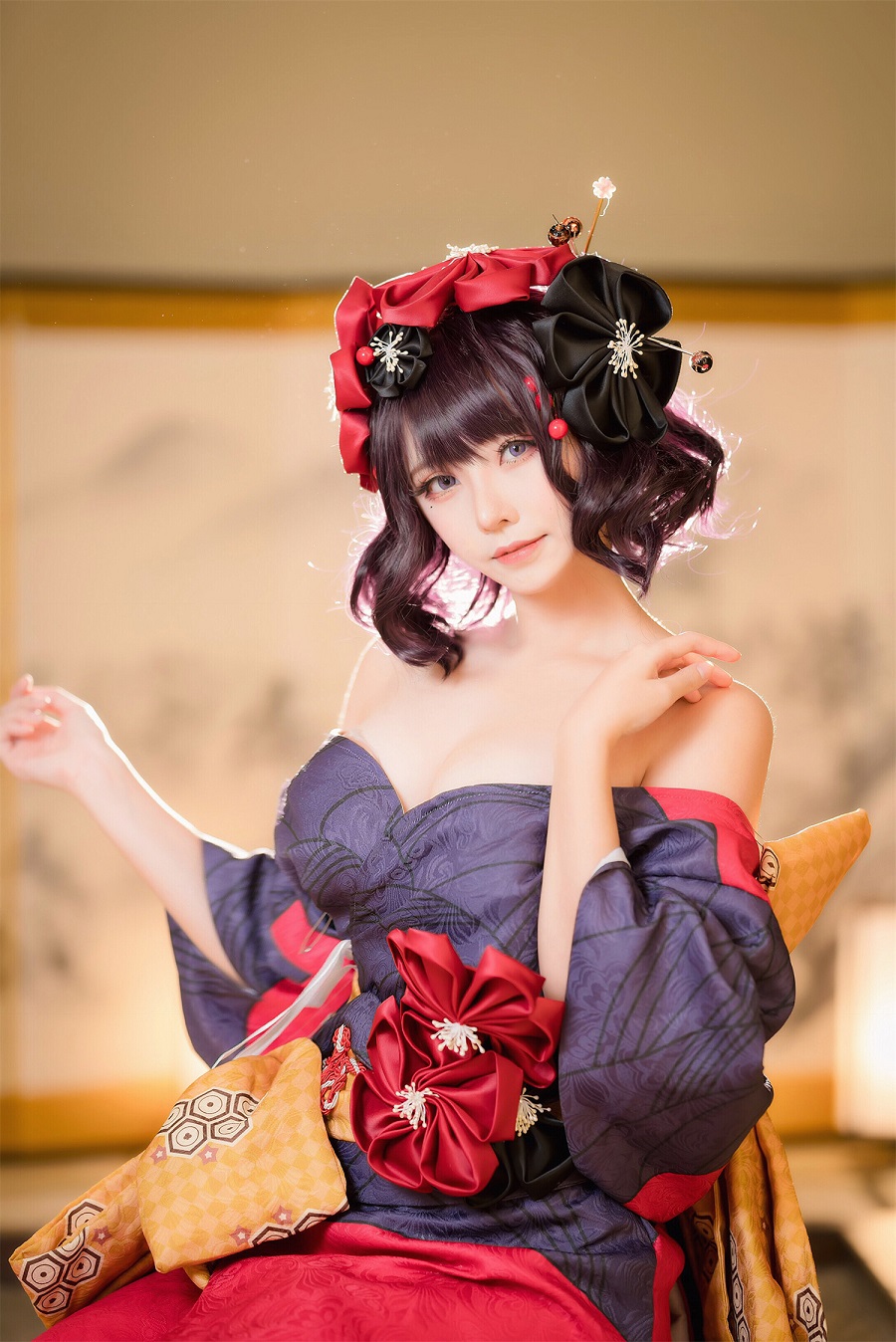 图片[2]-菌烨tako漫展现场的和服摄影技巧分享与美照赏析-清美唯艺