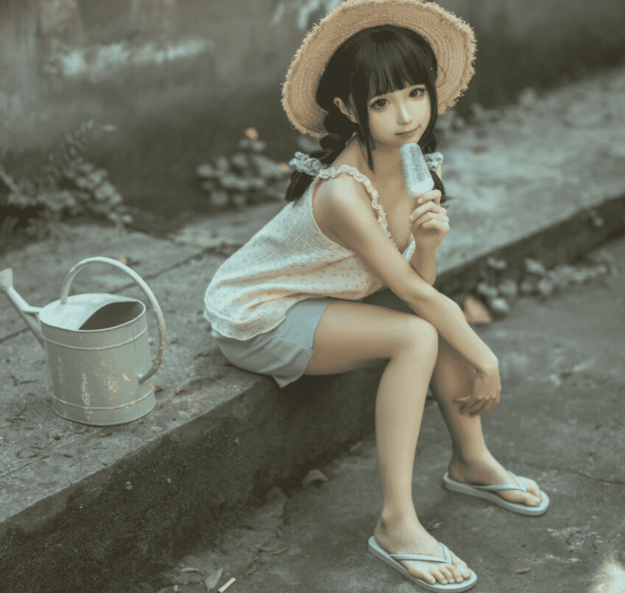 乡野仙子蠢沫沫COS风情大赏：这样的田园美少女，你遇过吗？