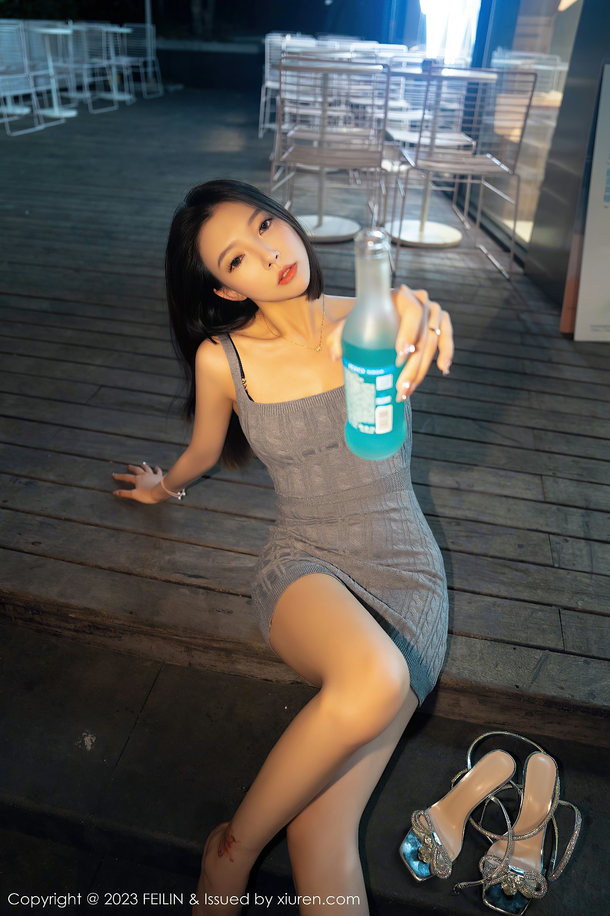 冯木木LRIS灰韵短裙，邂逅浪漫的你
