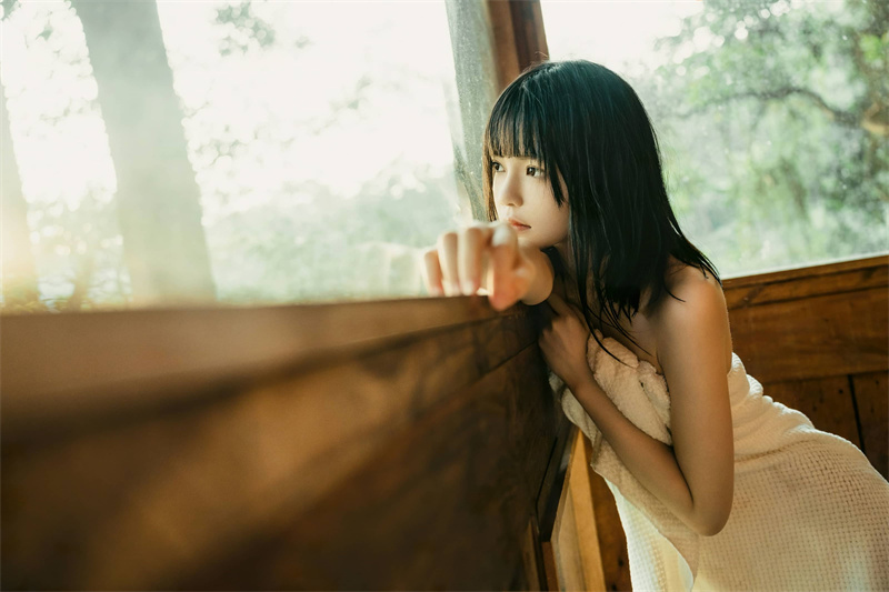 萌化人心！樱桃喵演绎清纯COS，娇妻萌态揭秘‘狼’趣事-清美唯艺