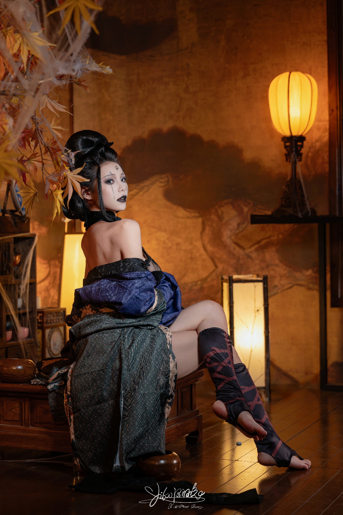 魅眼倾心，Yiko湿兔魅影（轻咬兔娘ovo）十月巨献：黑神话·阁中四妹秘境探幽