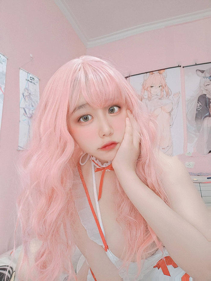 《FGO》玉藻前绝美cosplay：一笑倾城，身材爆表，惊艳全服！-清美唯艺
