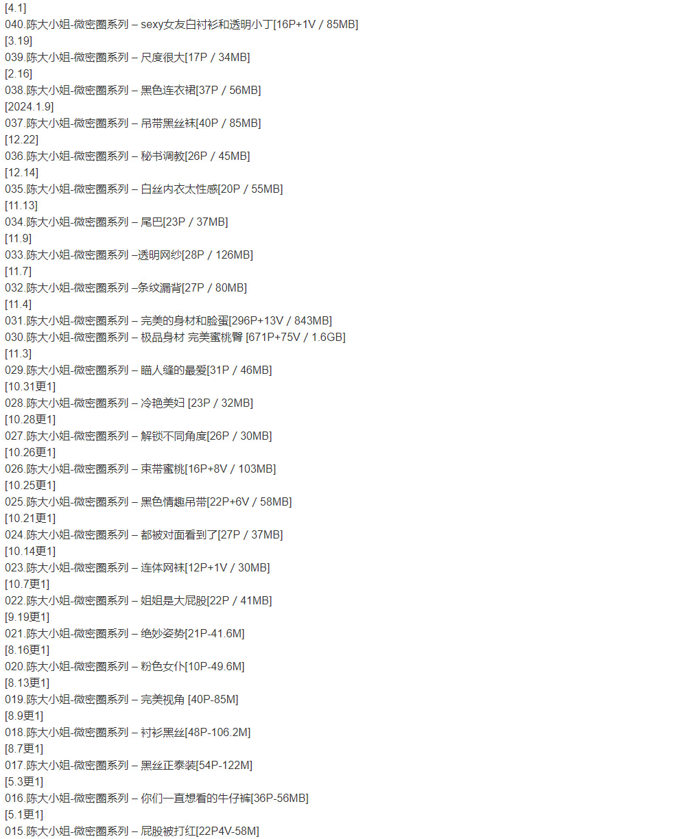 独家曝光！陈大小姐私密65期珍藏图影大揭秘