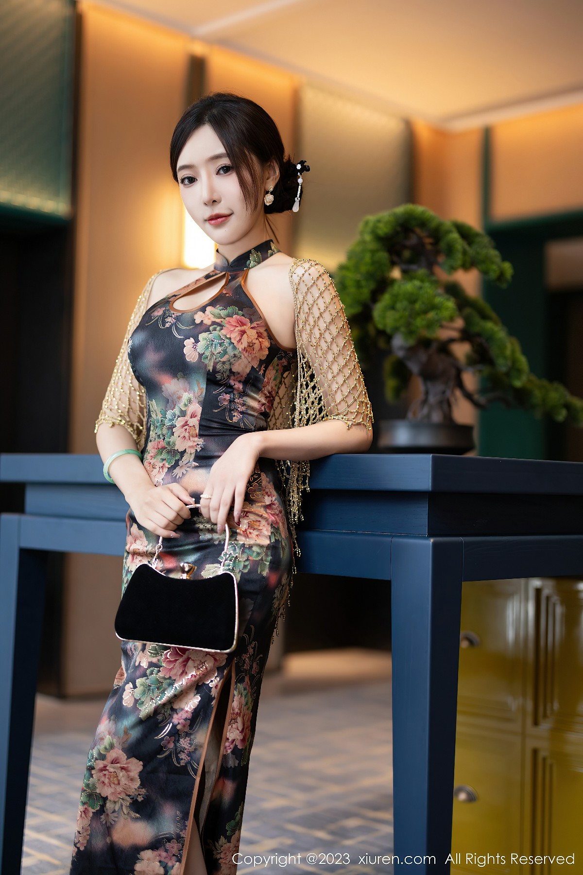 韵味绽放！王馨瑶yanni 安吉风情旗袍秀，81张美图惊艳来袭！