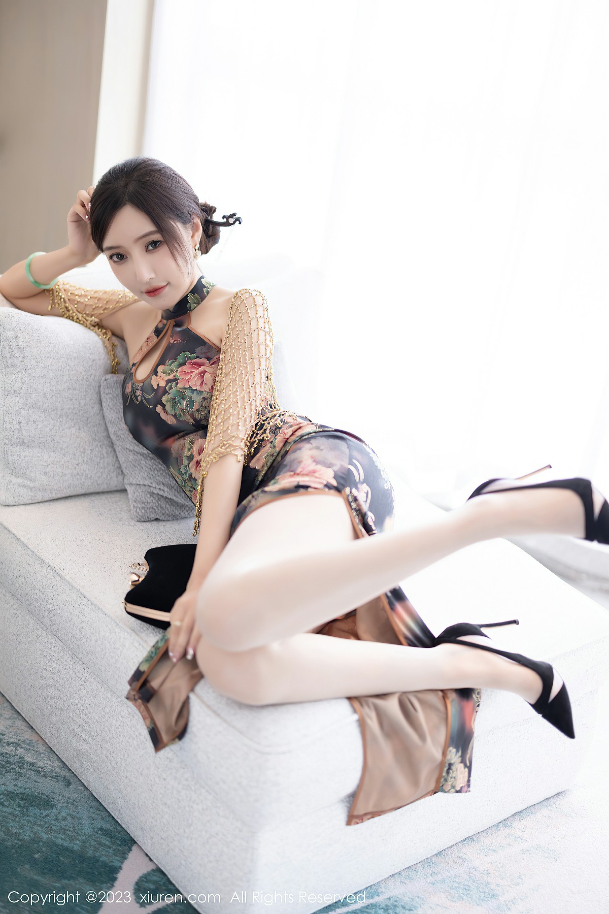 韵味绽放！王馨瑶yanni 安吉风情旗袍秀，81张美图惊艳来袭！