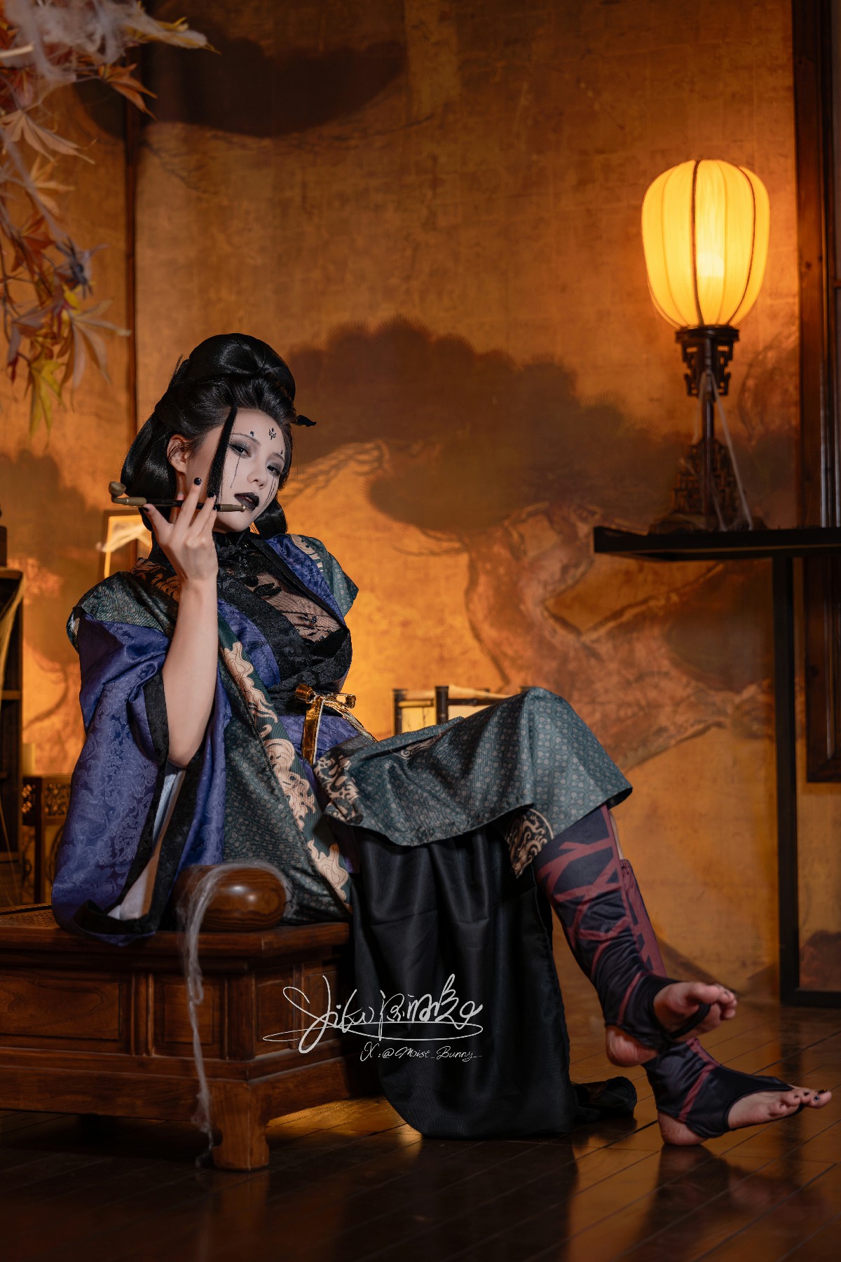 魅眼倾心，Yiko湿兔魅影（轻咬兔娘ovo）十月巨献：黑神话·阁中四妹秘境探幽