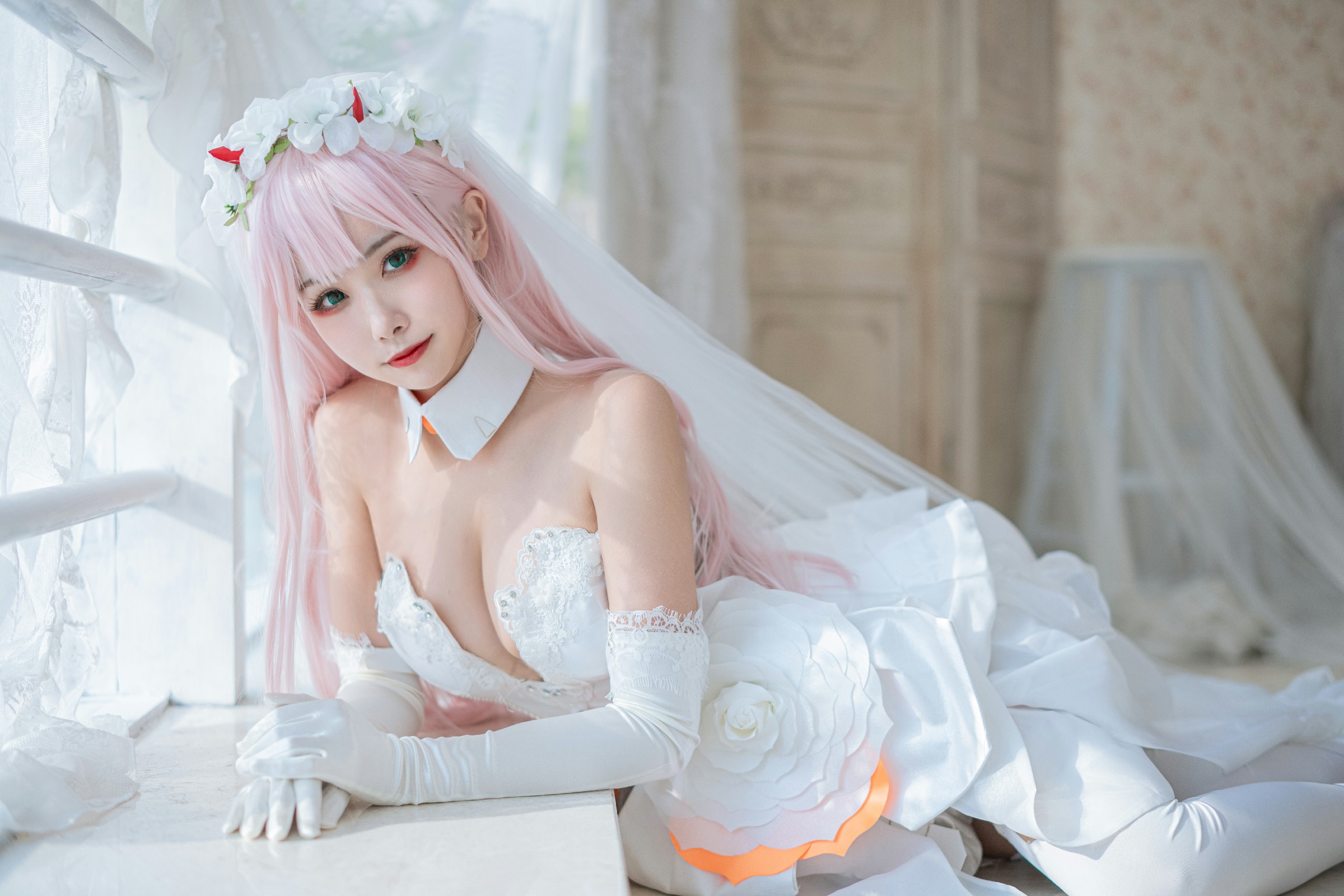激情绽放！Momoko葵葵三重魅力：兔女郎+花嫁泳装，燃情视觉盛宴【61P】-清美唯艺