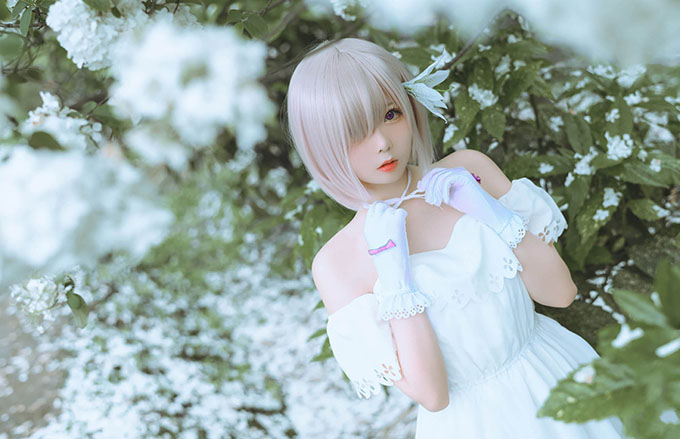 图片[3]-粉梦仙韵：嶋葵绝美cosplay艺术盛宴，心动の少女 pink fantasy！-清美唯艺