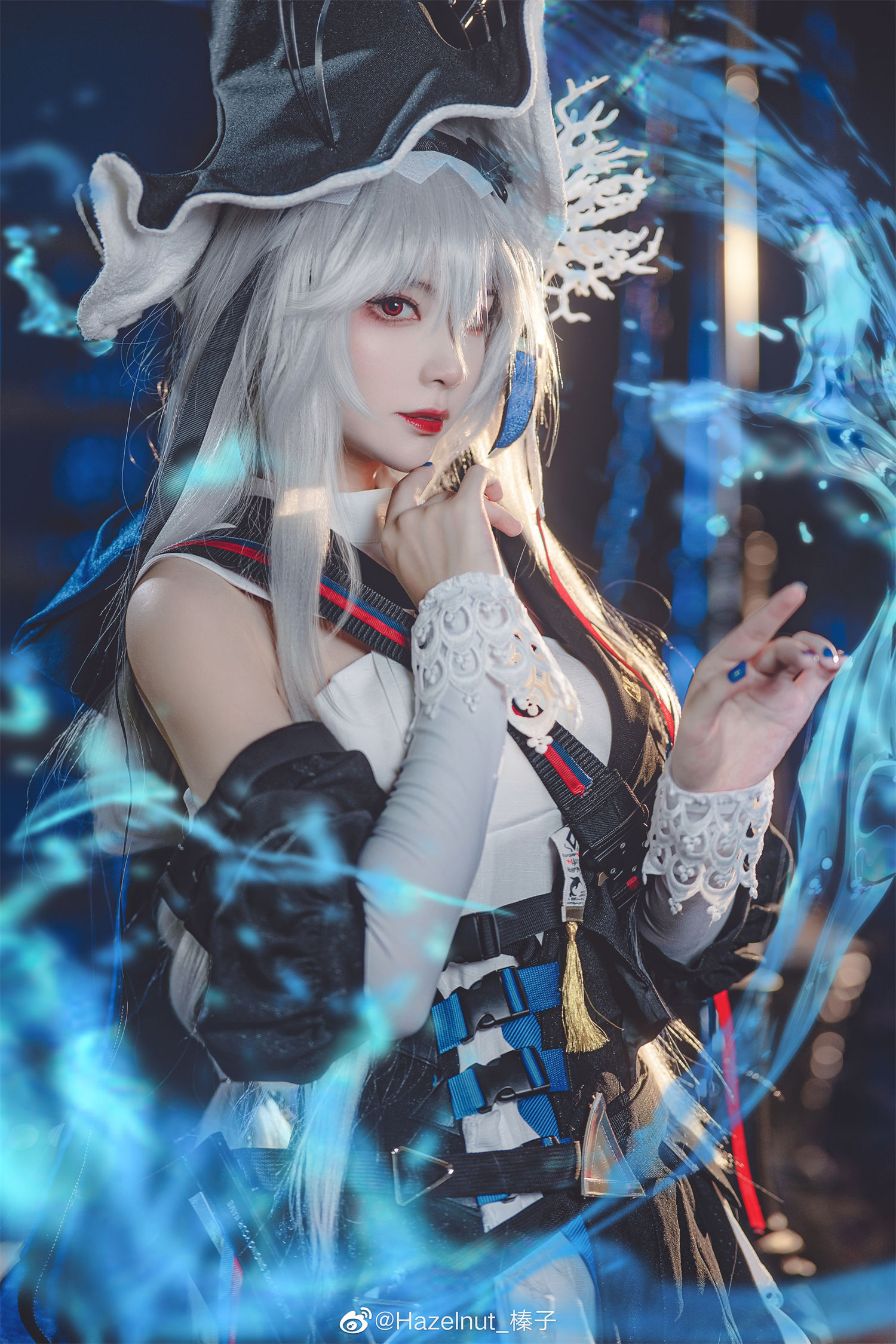 图片[4]-少女前线榛子与明日方舟的梦幻交汇：绝美归溟幽灵鲨袭来！-清美唯艺