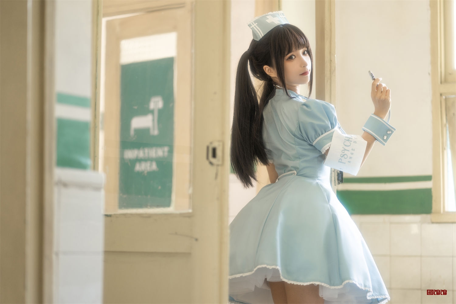 图片[4]-在哪里可以欣赏到可爱小护士Cosplay的蠢沫沫图集？-清美唯艺
