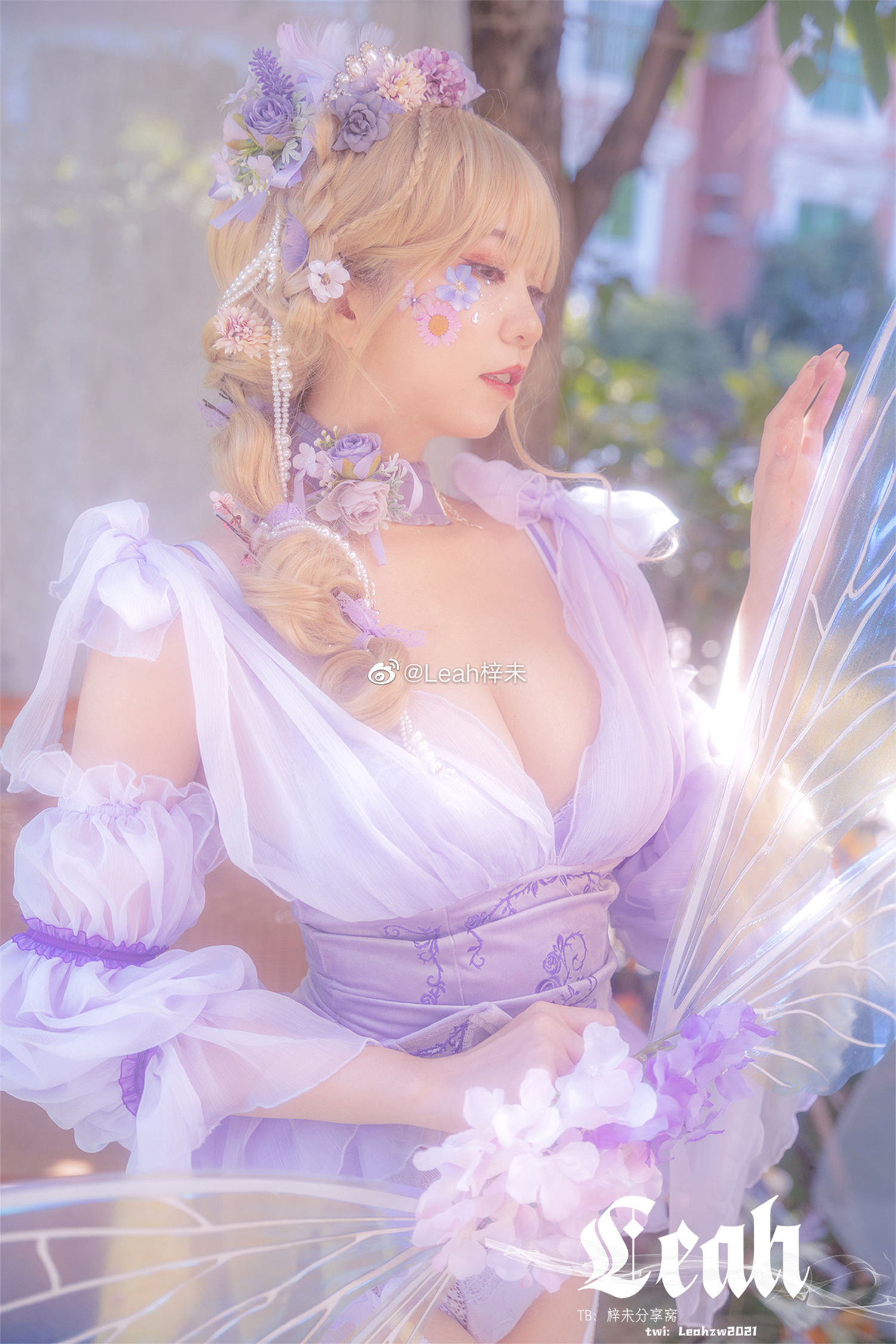图片[2]-想一睹Leah梓未的睡美人造型？快来欣赏清水由乃的独特摄影杰作！-清美唯艺