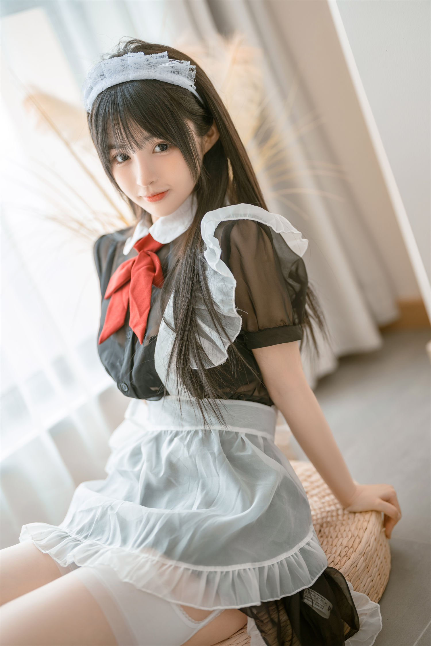 图片[4]-探秘桜井宁宁的女仆COS艺术，领略其独特魅力！-清美唯艺