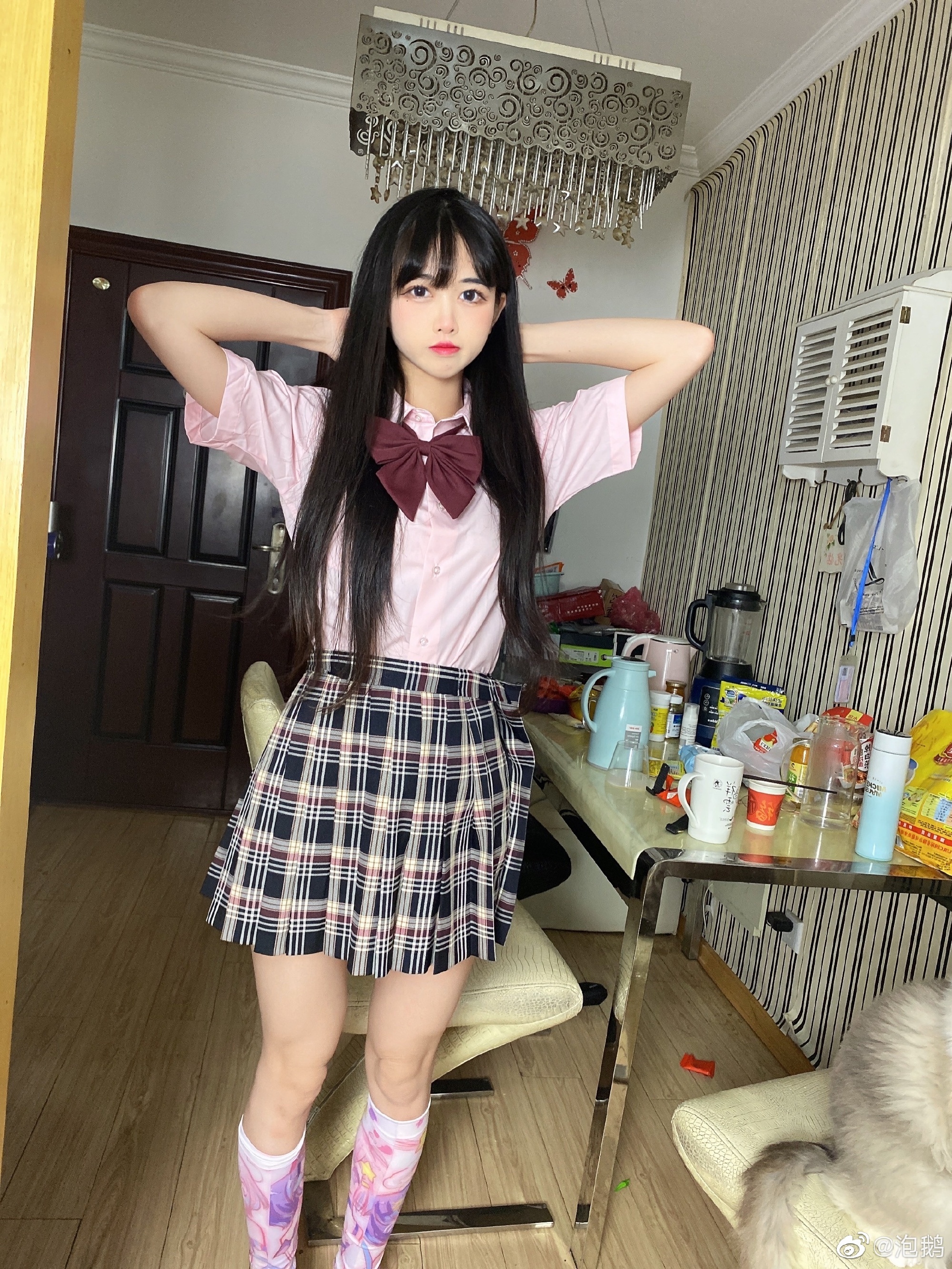 图片[13]-如何欣赏泡鹅应援图中那位令人惊艳的美少女？-清美唯艺