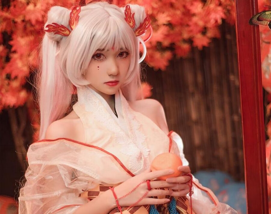 图片[3]-南桃Momoko的作品盘点：阴阳师不知火和服COS有哪些惊艳造型？-清美唯艺