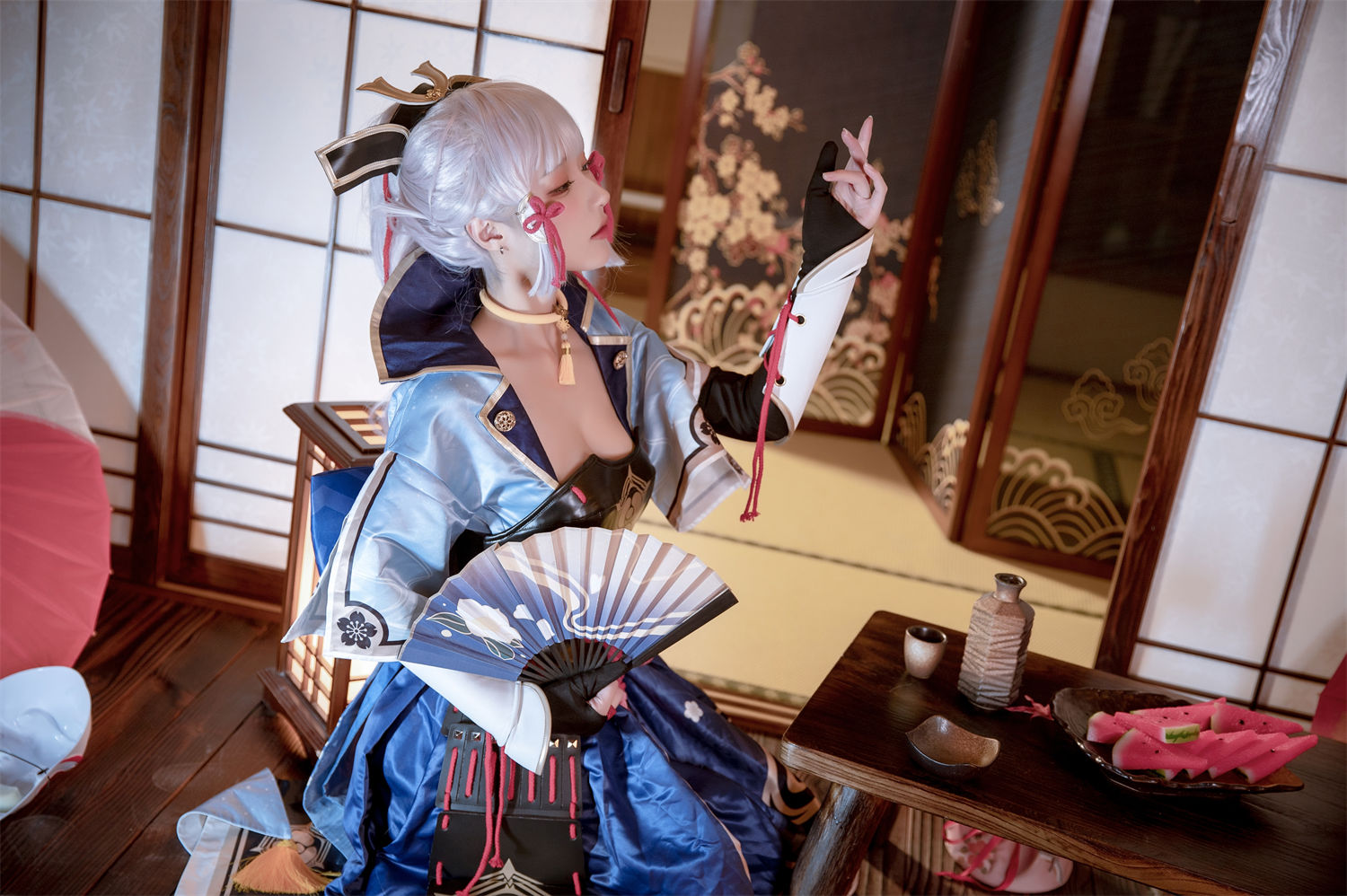 图片[3]-阿包化身兔娘，扮演菲谢尔，神里凌华展现风采！-清美唯艺