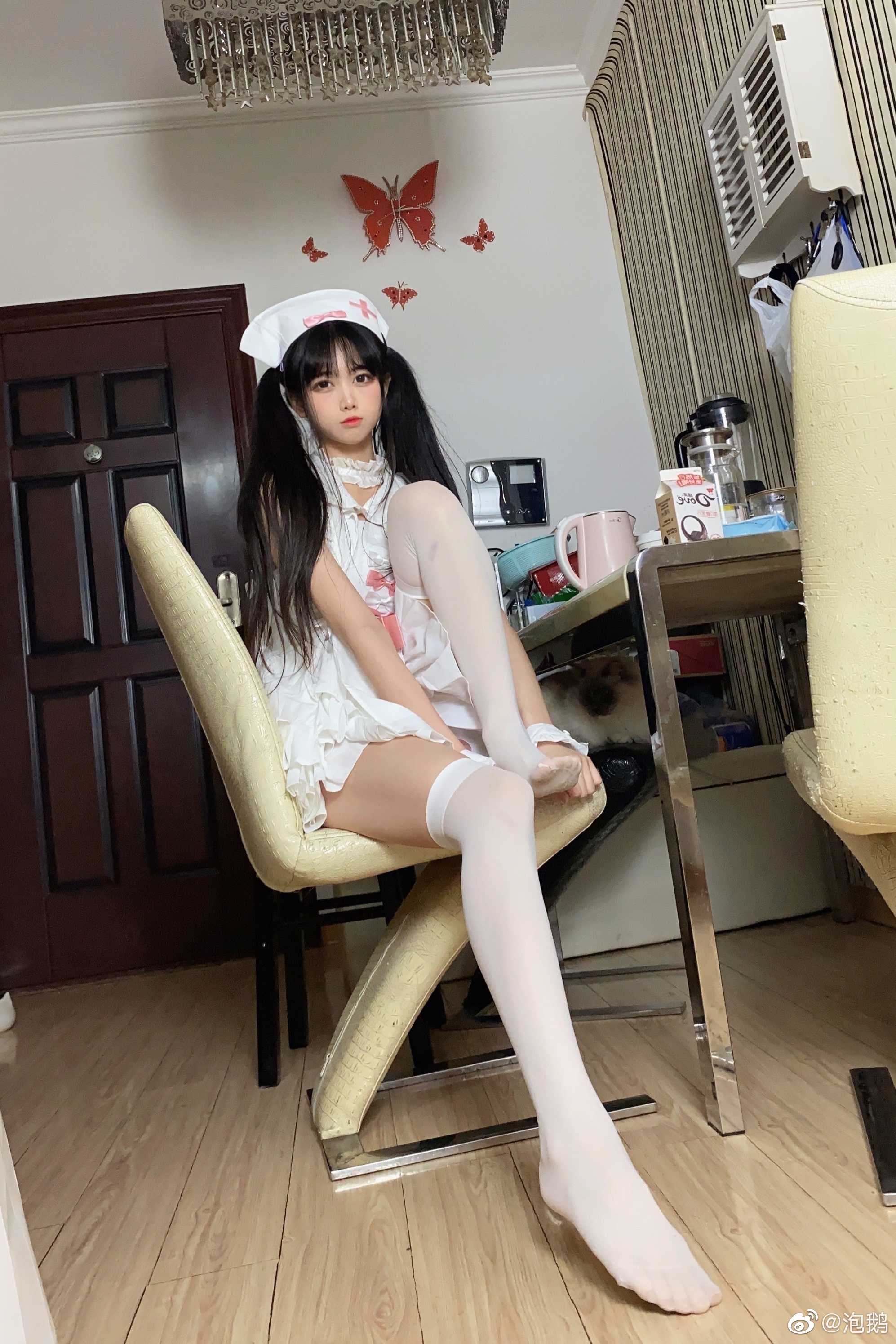 图片[7]-如何欣赏泡鹅应援图中那位令人惊艳的美少女？-清美唯艺