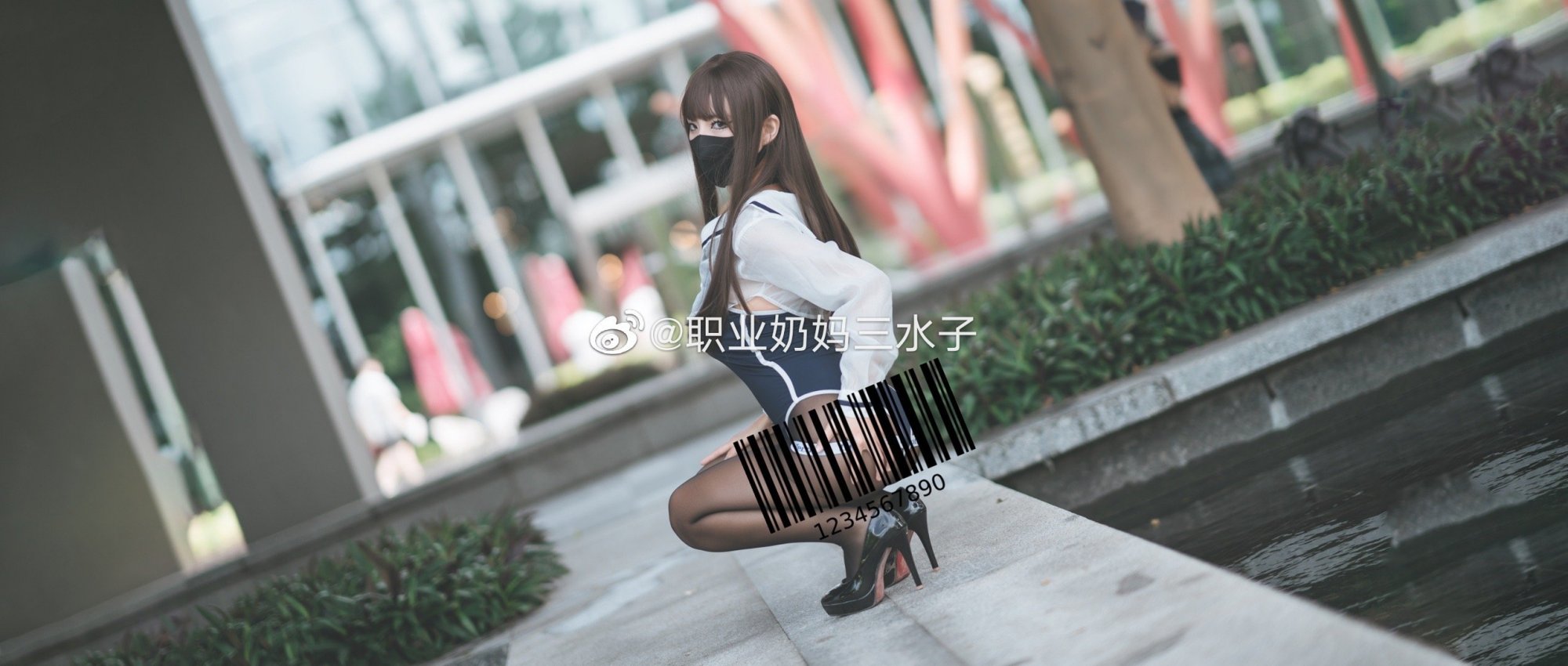 图片[3]-在哪里可以找到职业奶妈三水子的照片？户外泳池中的萌妹子是什么样的？-清美唯艺
