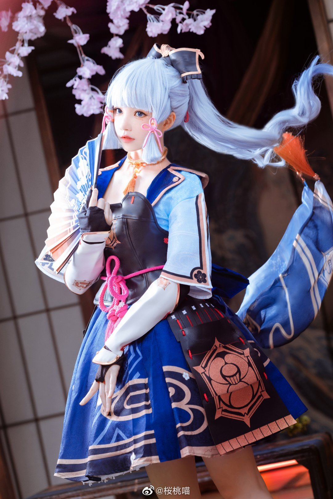 图片[7]-桜桃喵化身神里绫华，她真的是从动漫中走来的美少女吗？-清美唯艺