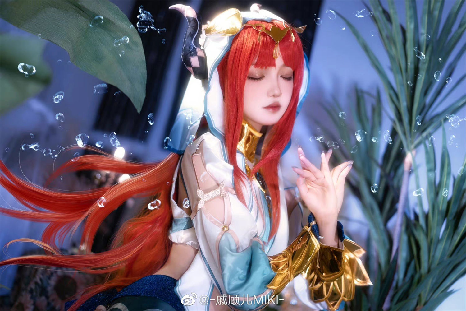 戚顾儿 MIKI 化身原神妮露，能否为你献上动人花神舞蹈？-清美唯艺