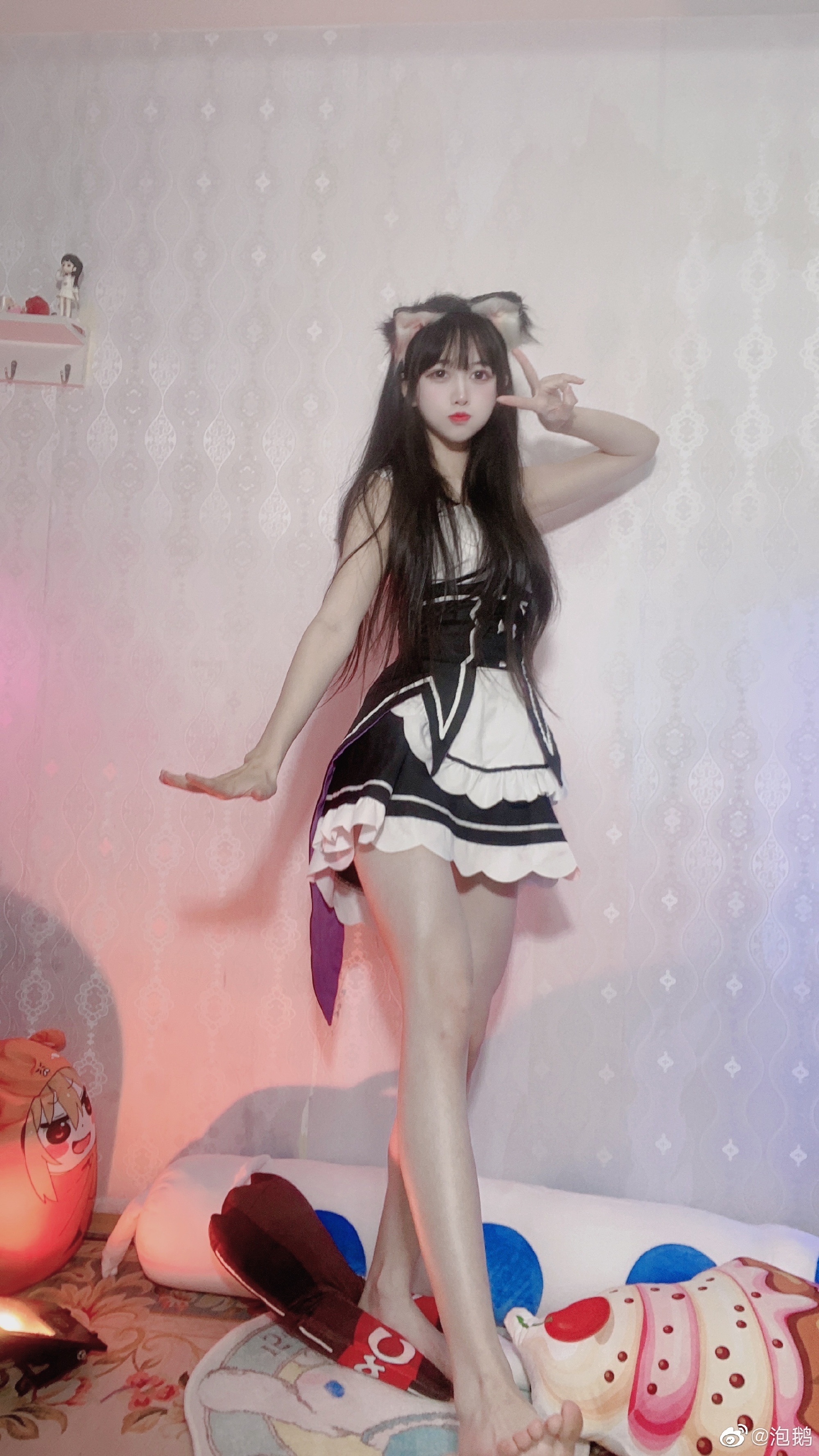 图片[3]-如何欣赏泡鹅应援图中那位令人惊艳的美少女？-清美唯艺