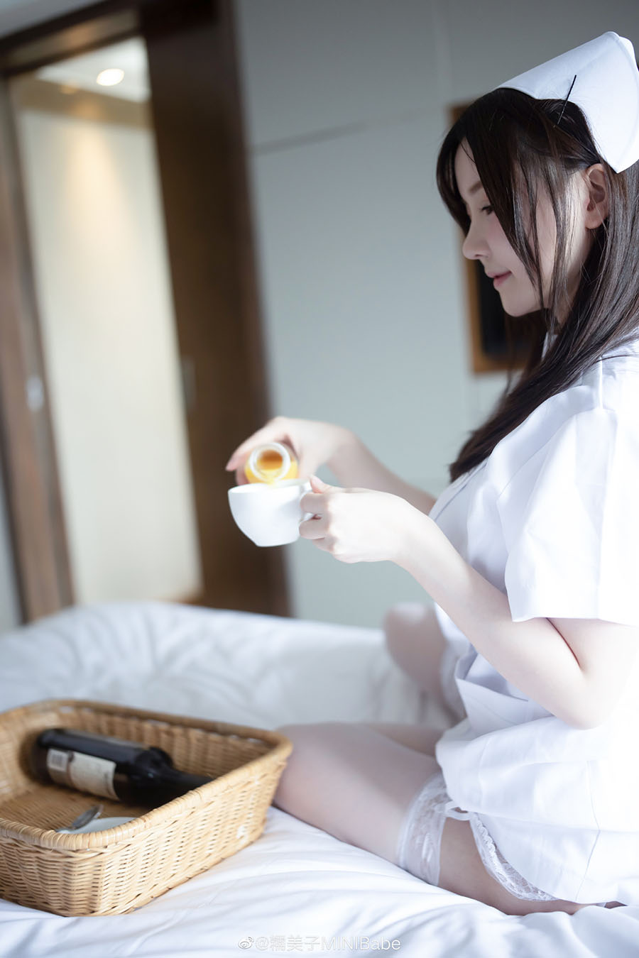 图片[5]-糯美子MINIBabe护士服，真的有那么可爱吗？-清美唯艺