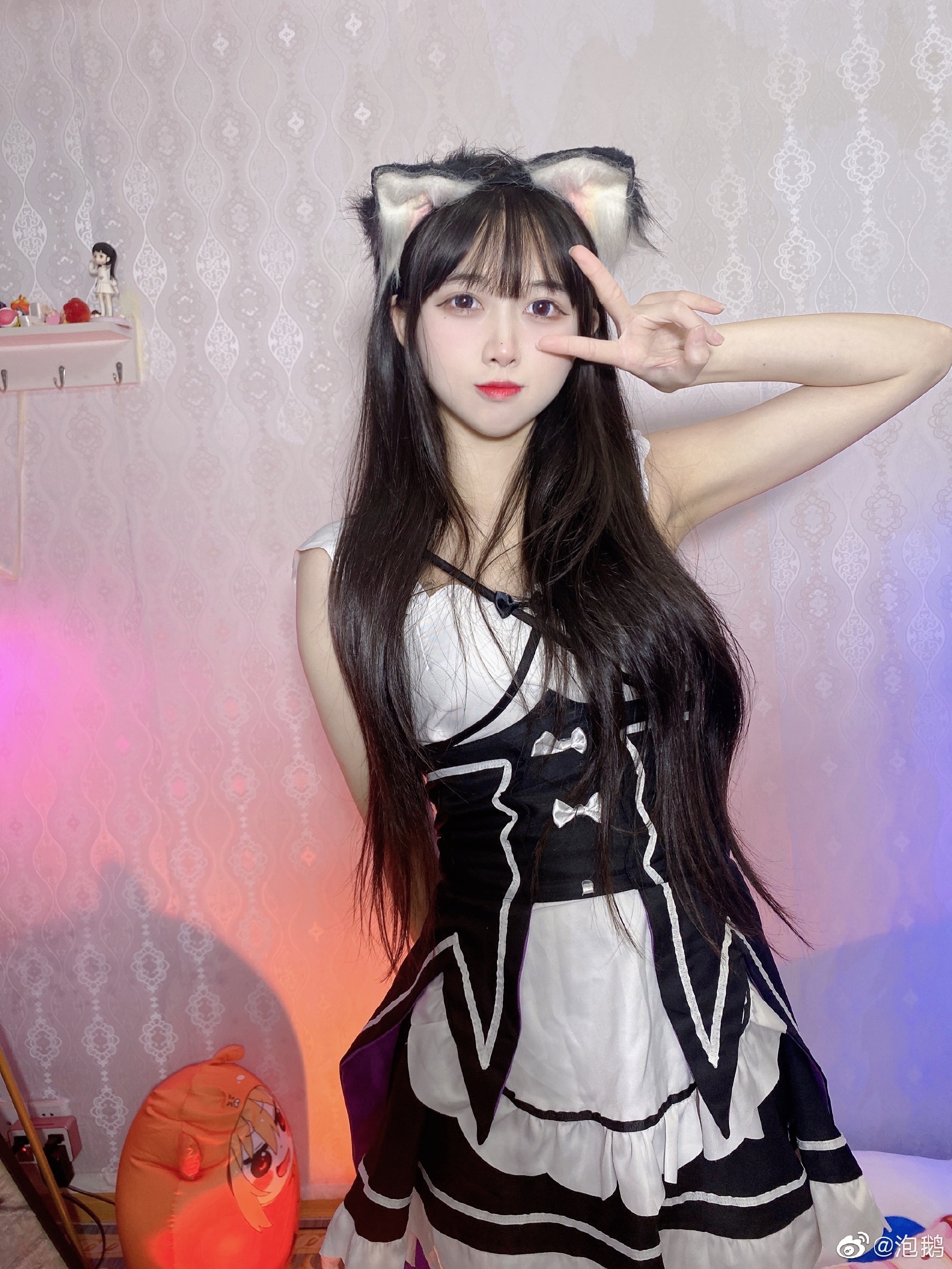 图片[5]-如何欣赏泡鹅应援图中那位令人惊艳的美少女？-清美唯艺