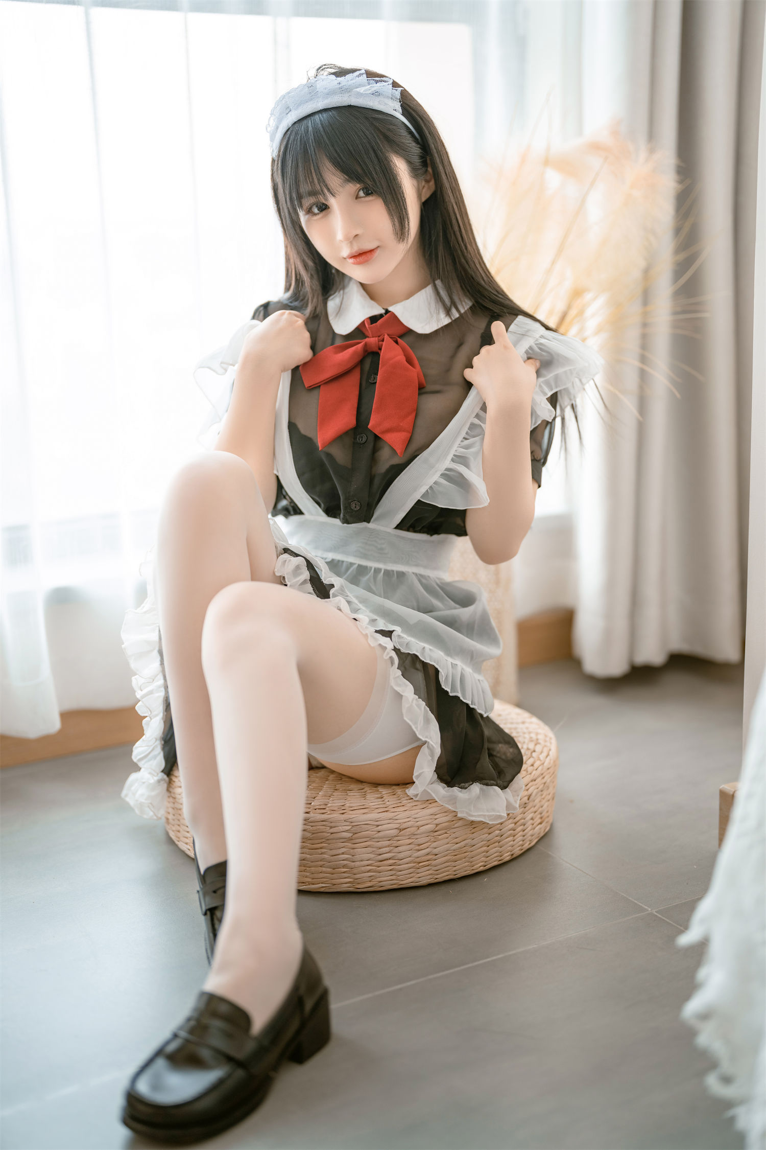 图片[5]-探秘桜井宁宁的女仆COS艺术，领略其独特魅力！-清美唯艺