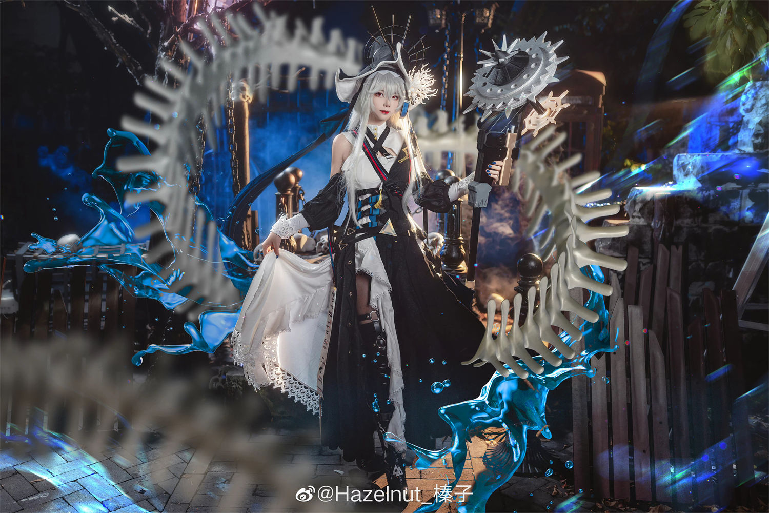图片[2]-少女前线榛子与明日方舟的梦幻交汇：绝美归溟幽灵鲨袭来！-清美唯艺