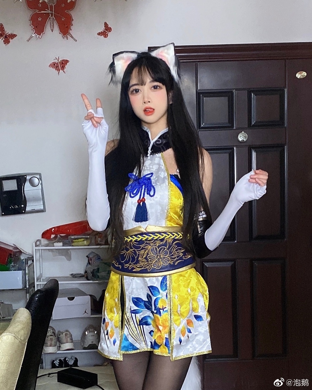 图片[18]-如何欣赏泡鹅应援图中那位令人惊艳的美少女？-清美唯艺