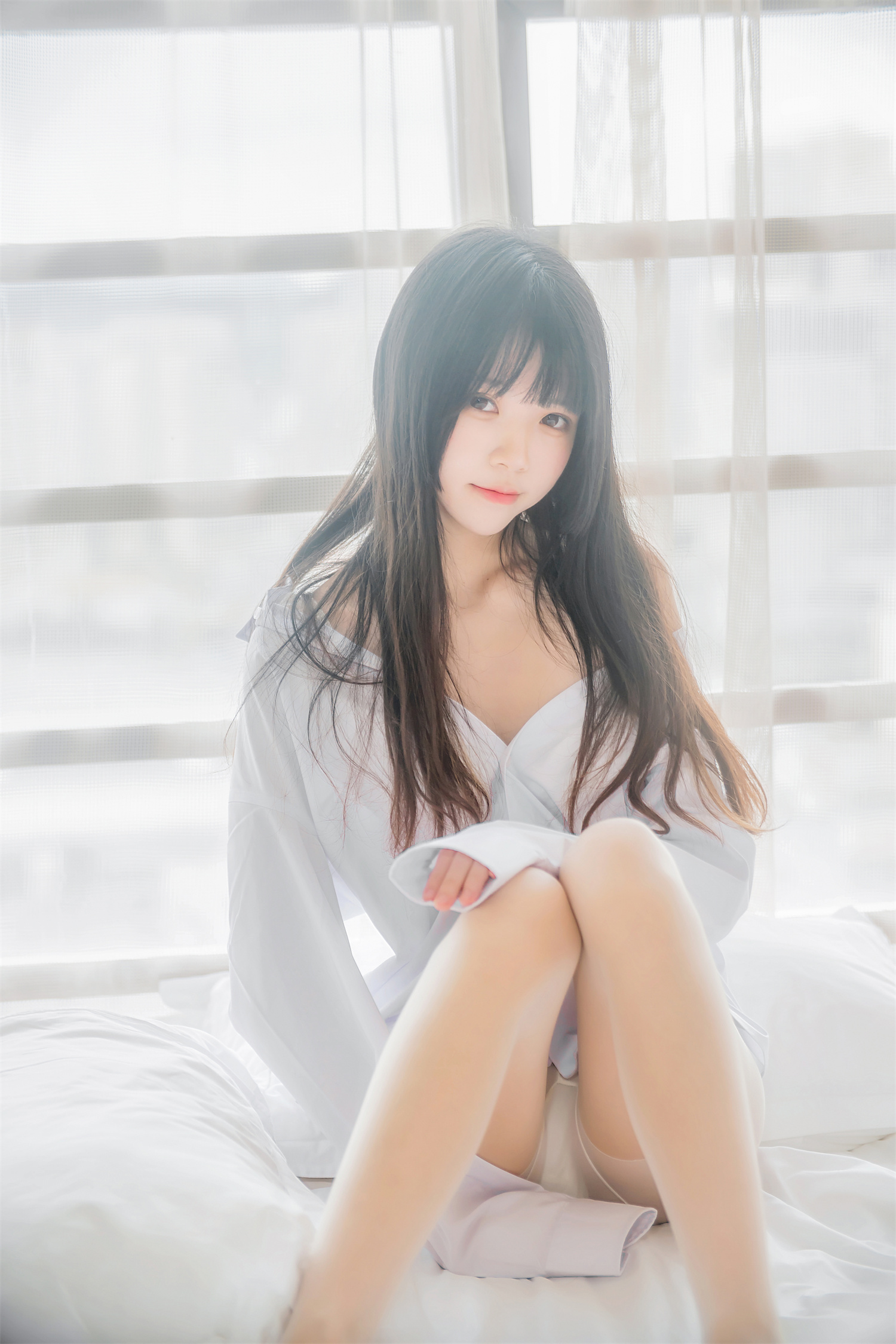图片[3]-探索白衬衫双马尾女孩的桜桃喵风格服饰合集-清美唯艺