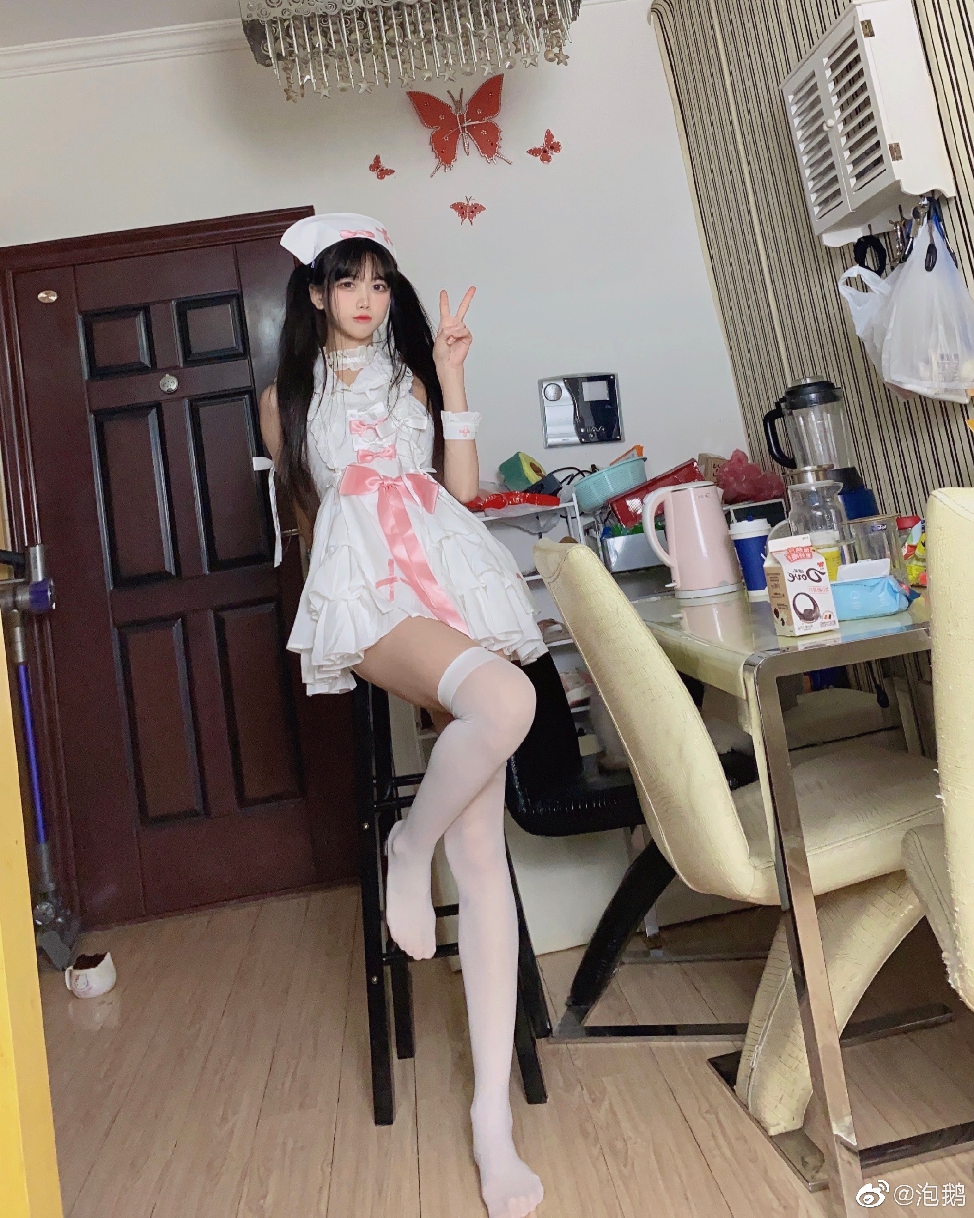 图片[9]-如何欣赏泡鹅应援图中那位令人惊艳的美少女？-清美唯艺