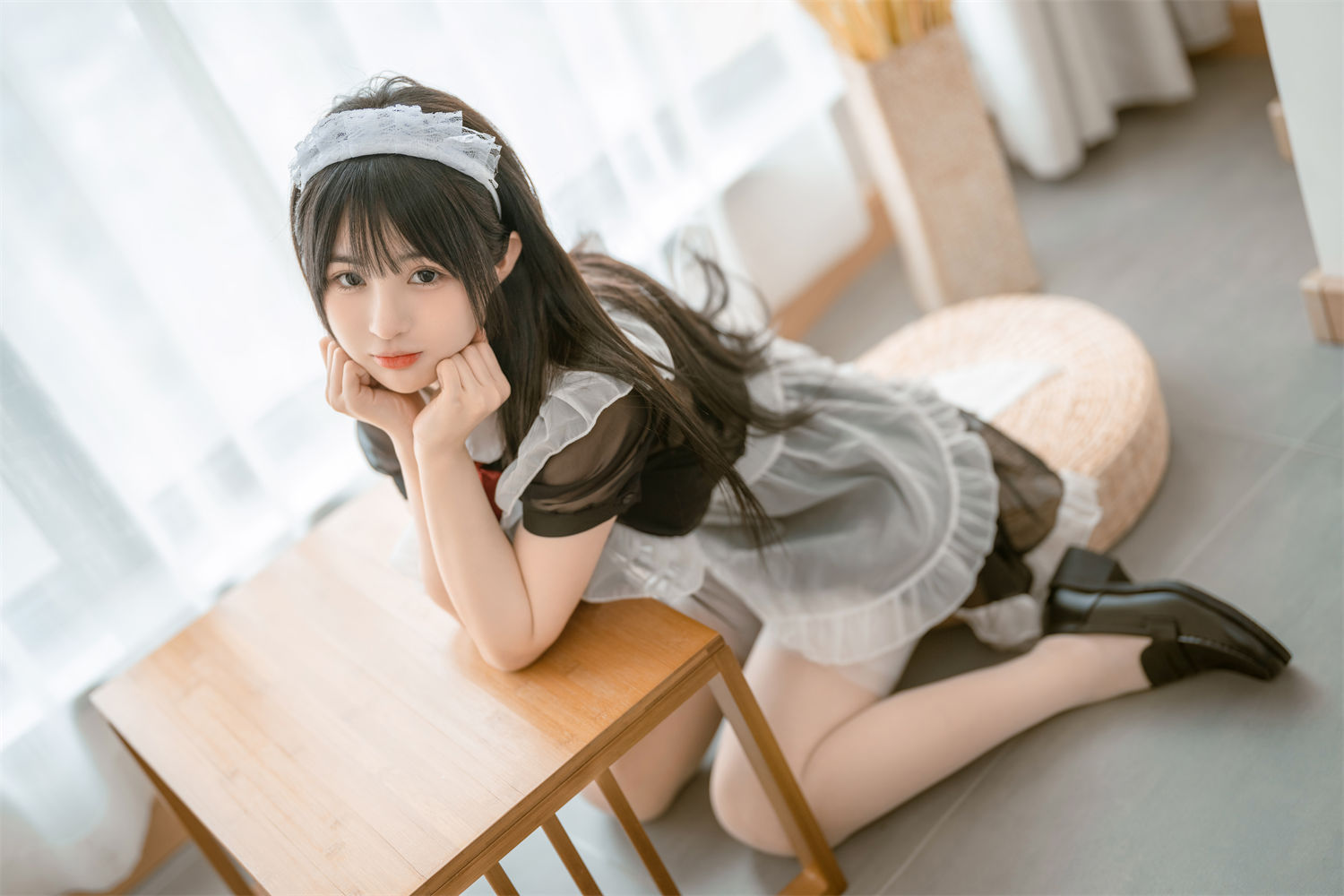 图片[2]-探秘桜井宁宁的女仆COS艺术，领略其独特魅力！-清美唯艺