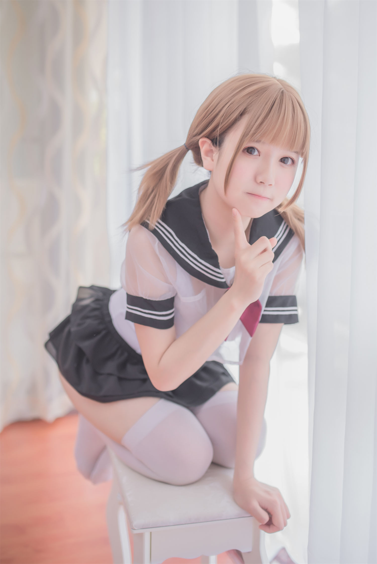 图片[4]-白金Saki：萌系风潮的开创者，她的水手服有何特别之处？-清美唯艺