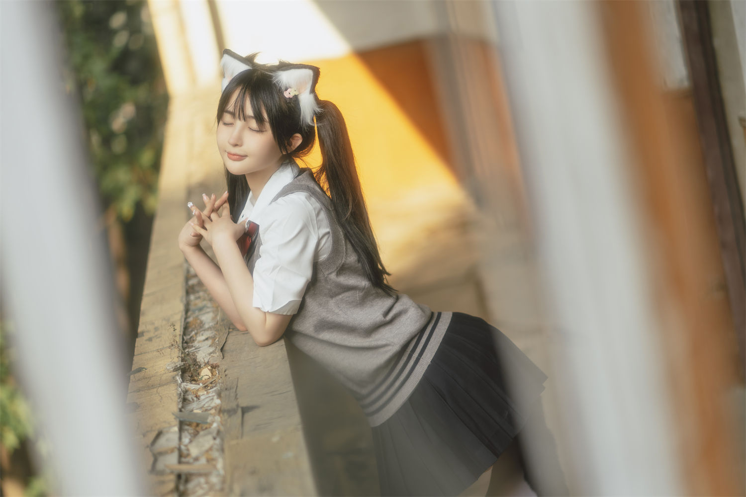 图片[6]-樱井宁宁废墟主题的jk美少女摄影图赏析与获取指南-清美唯艺