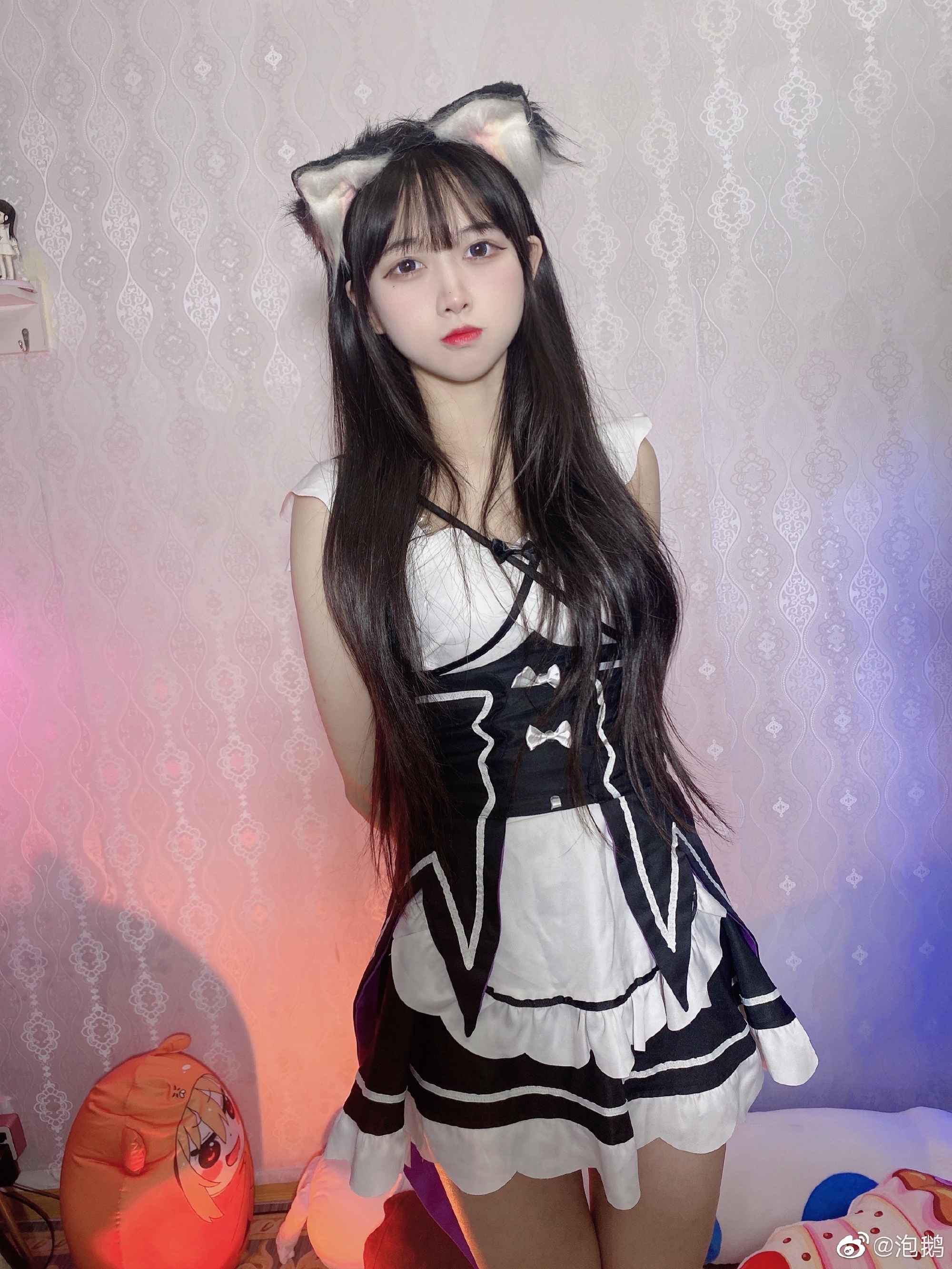 图片[4]-如何欣赏泡鹅应援图中那位令人惊艳的美少女？-清美唯艺