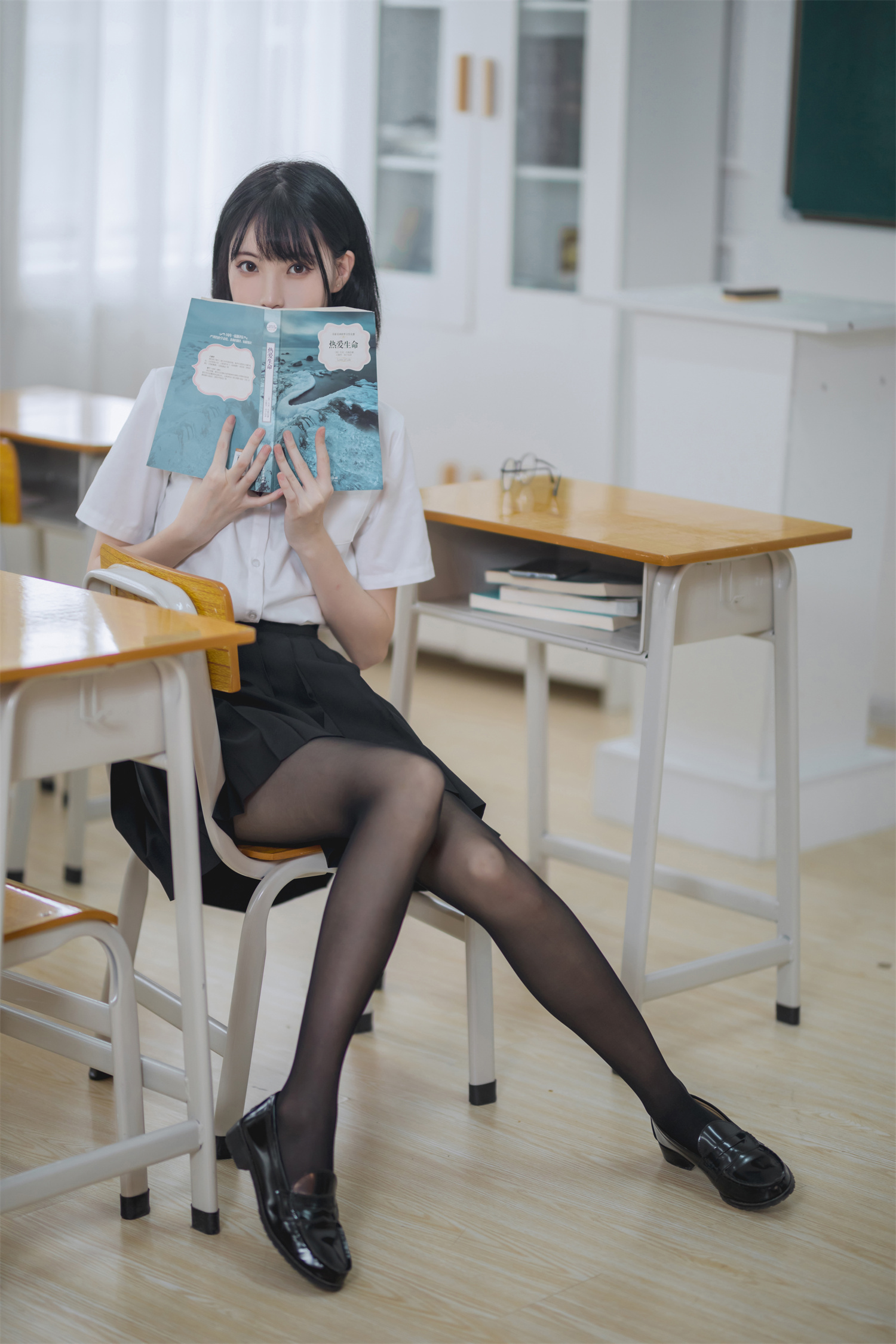 图片[6]-许岚LAN的JK造型令人惊艳，清纯标杆名副其实-清美唯艺
