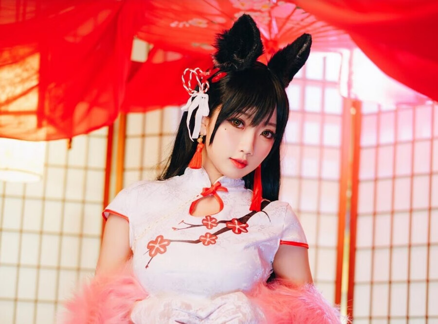 图片[2]-哪家爱宕COS最接近原版？品味面饼仙儿的旗袍魅力-清美唯艺