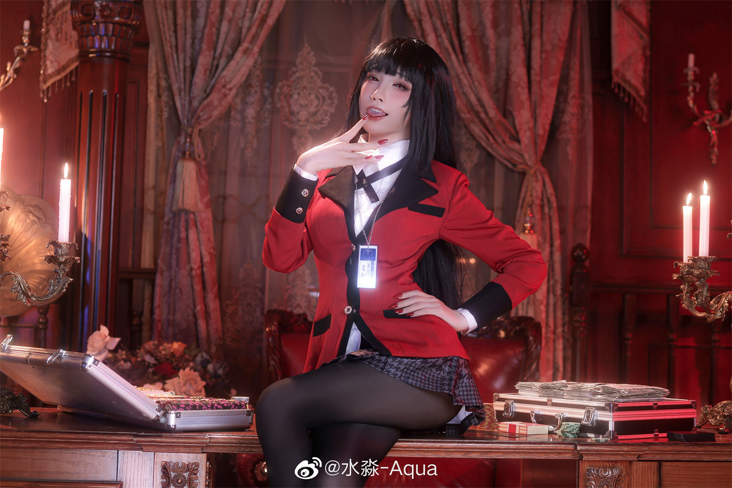 图片[5]-水淼Aqua的实战分析与梦幻COS技巧揭秘：渊蛇喰梦子的魅力-清美唯艺