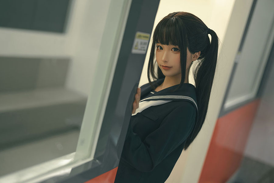 图片[2]-哪里可以观看蠢沫沫的地铁任务Cosplay照片？快来获取全集吧！-清美唯艺