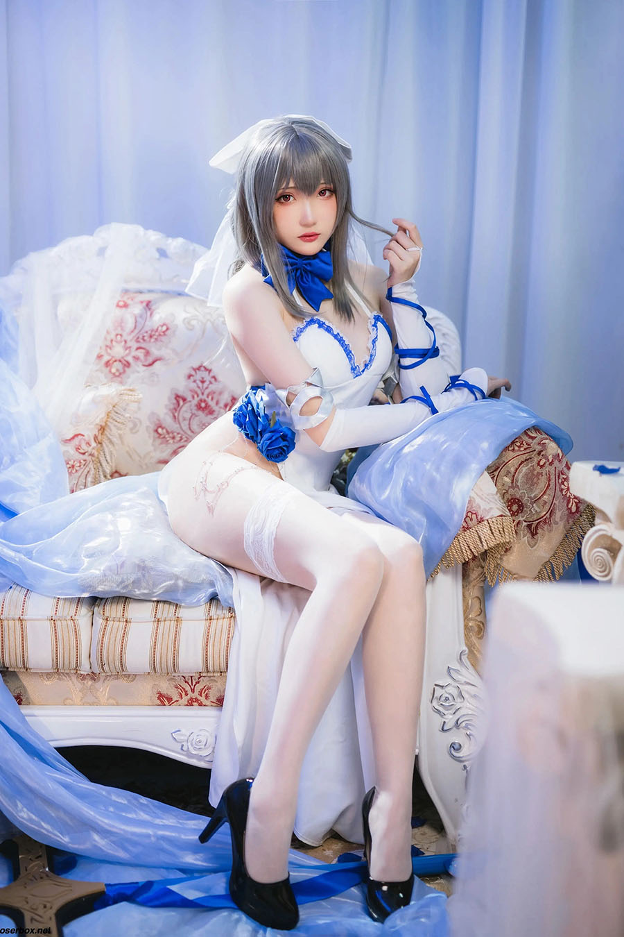 图片[5]-揭秘路易九世礼服COSPLAY，跟随瓜希酱探索其中的魅力！-清美唯艺