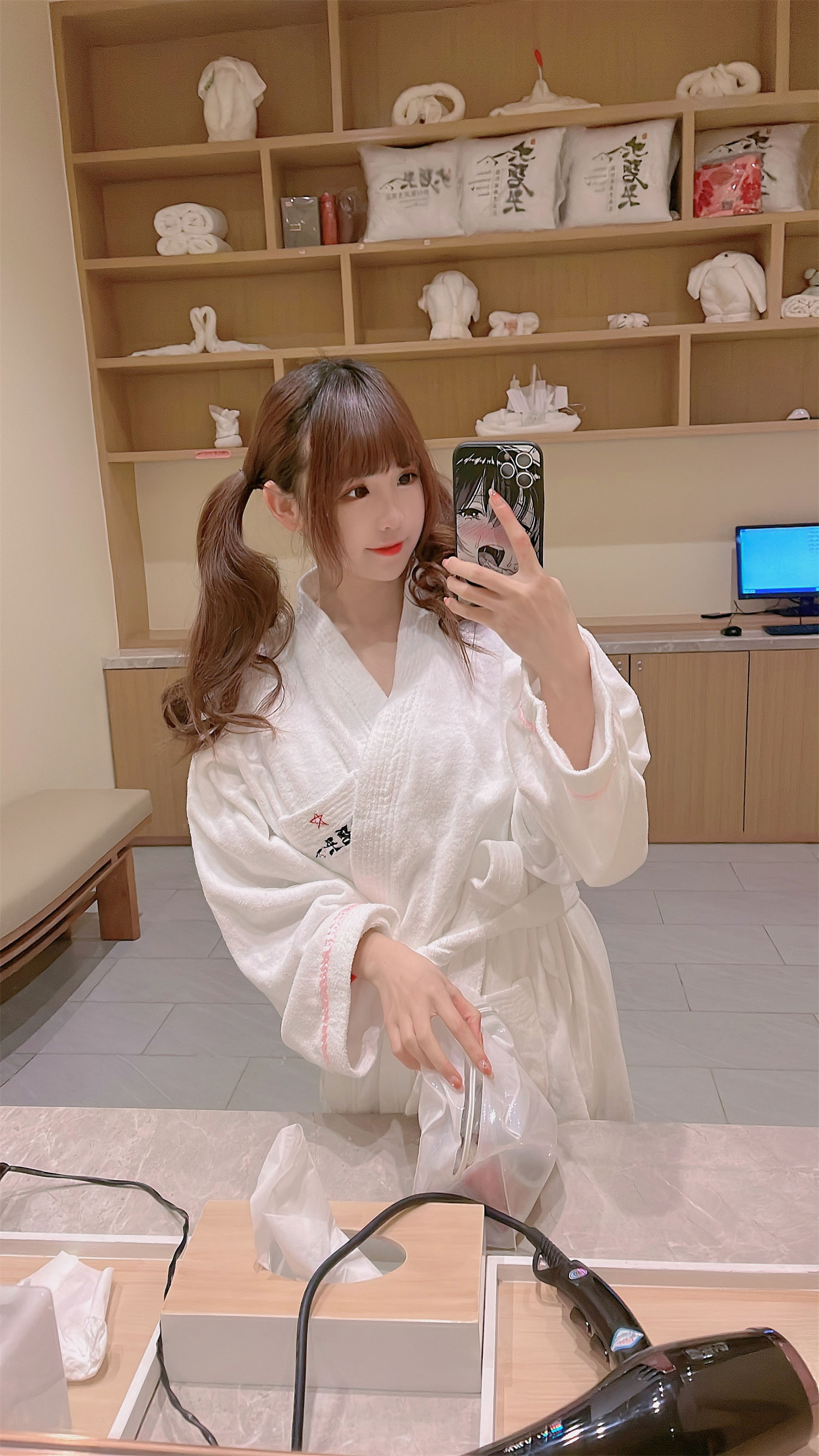 图片[4]-与miko酱ww共浴温泉，她的浴衣装扮如何？-清美唯艺